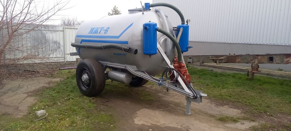 Бочка МЖТ-6 вакуумна/асенізаційна розкидач гноївки Біла Церква - зображення 2