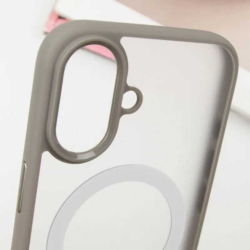 TPU+PC чехол Blueo Skin Friendly Frosted with MagSafe для Apple iPhone 16 (6.1") Херсон - изображение 11