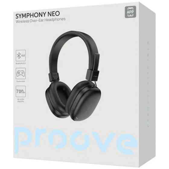 Bluetooth-гарнітура Proove Symphony Neo (APP) Black (HPSN0001AP01) Харків