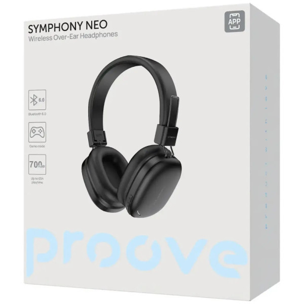 Bluetooth-гарнітура Proove Symphony Neo (APP) Black (HPSN0001AP01) Харьков - изображение 3