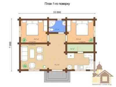 Рублений дерев'яний будинок під ключ Одеса