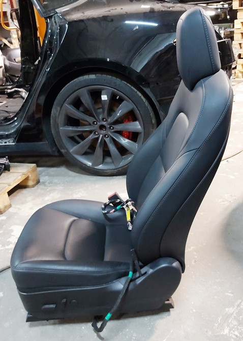 Сиденье водительское с подогревом PREM PUR BLK без подушки,датчика,преднатяжителя Tesla model 3 7654 Київ - зображення 4