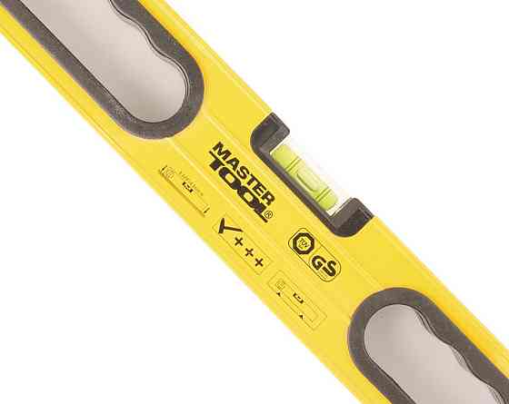 Уровень строительный с ручками MASTERTOOL ПРОФИ 60 см 3 капсулы 0,5 мм/м 0,03° фрезерованные поверхн Харьков