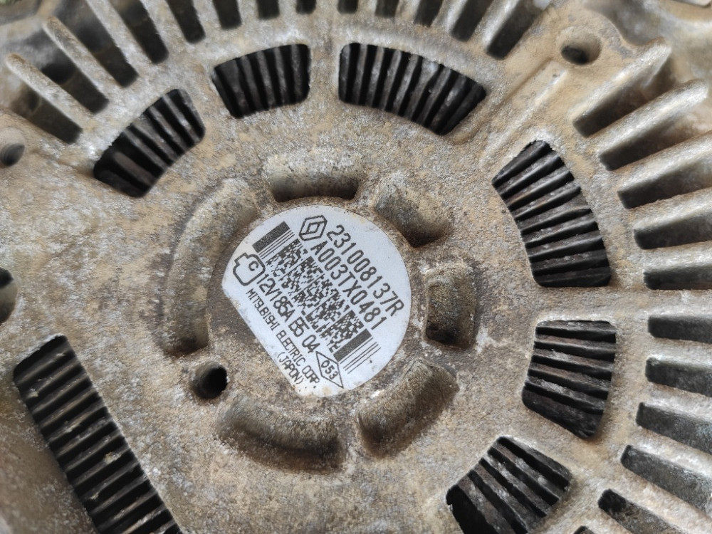 Генератор 185A Opel Movano 2.3 dci 2010-2021 (231008137R) Ковель - зображення 4