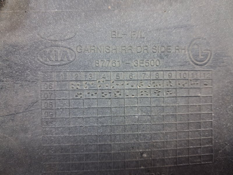 Накладка двери Kia Sorento 2002-2011 877603E500 (Арт. 67602) Киев - изображение 7