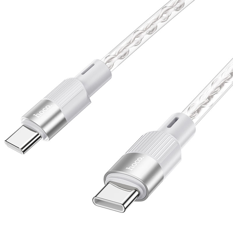 Дата кабель Hoco X99 Crystal Junction Type-C to Type-C 60W (1m) Херсон - зображення 3