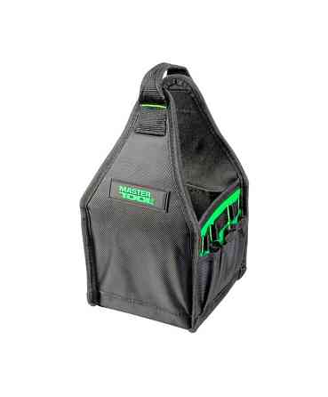 Сумка для инструментов открытая MASTERTOOL 160х170х310 мм 8 карманов усиленное дно 1680 DEN 79-1930 Харків