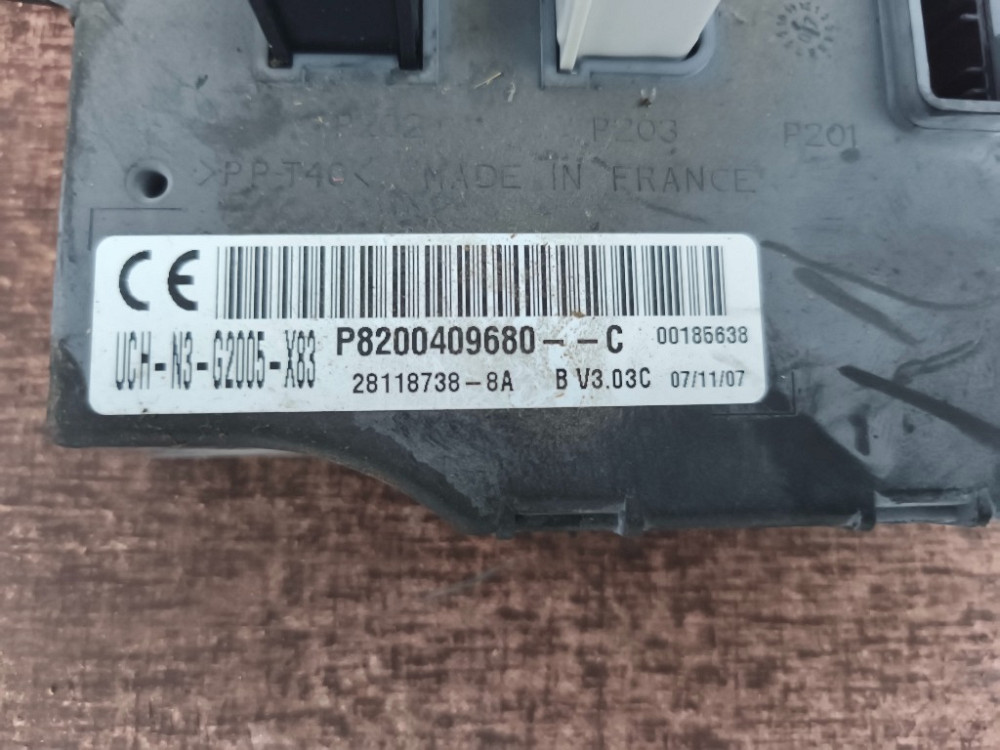 Блок комфорта Renault Trafic 2.0 / 2.5 dci 2007-2010 (8200409680) Ковель - зображення 2