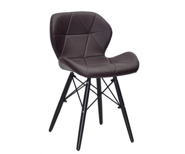 Стілець Стар В м'який екошкіра коричнева Дніпро - зображення 2