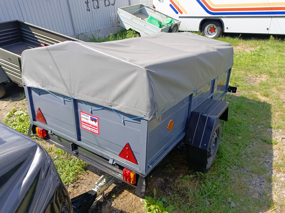 Тент на легковий причіп Павам 2,20 х 1,30 ПВХ Єврофура Барышевка - изображение 2