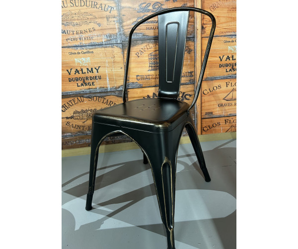 Стілець Толікс V металевий чорний вінтаж Днепр - изображение 3