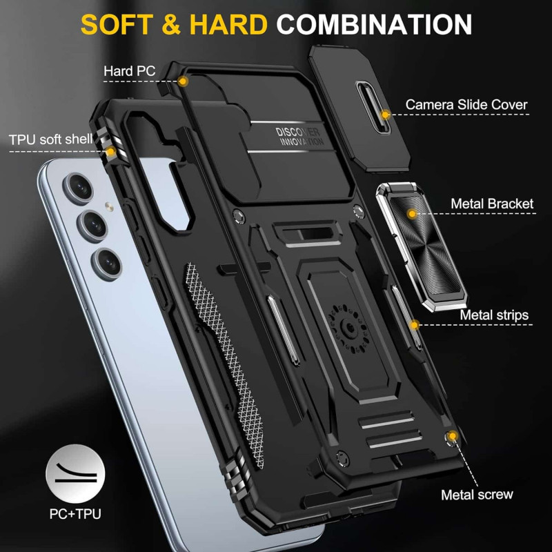 Ударопрочный чехол Camshield Army Ring для Samsung Galaxy A54 5G Херсон - зображення 3