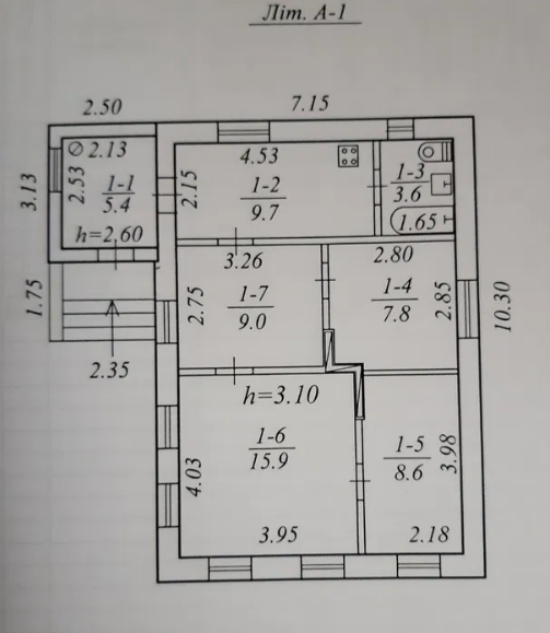 Продам. Будинок 60 м.кв. 8 соток, ж/м Клочко-6, вул. Балтійська Дніпро - зображення 5