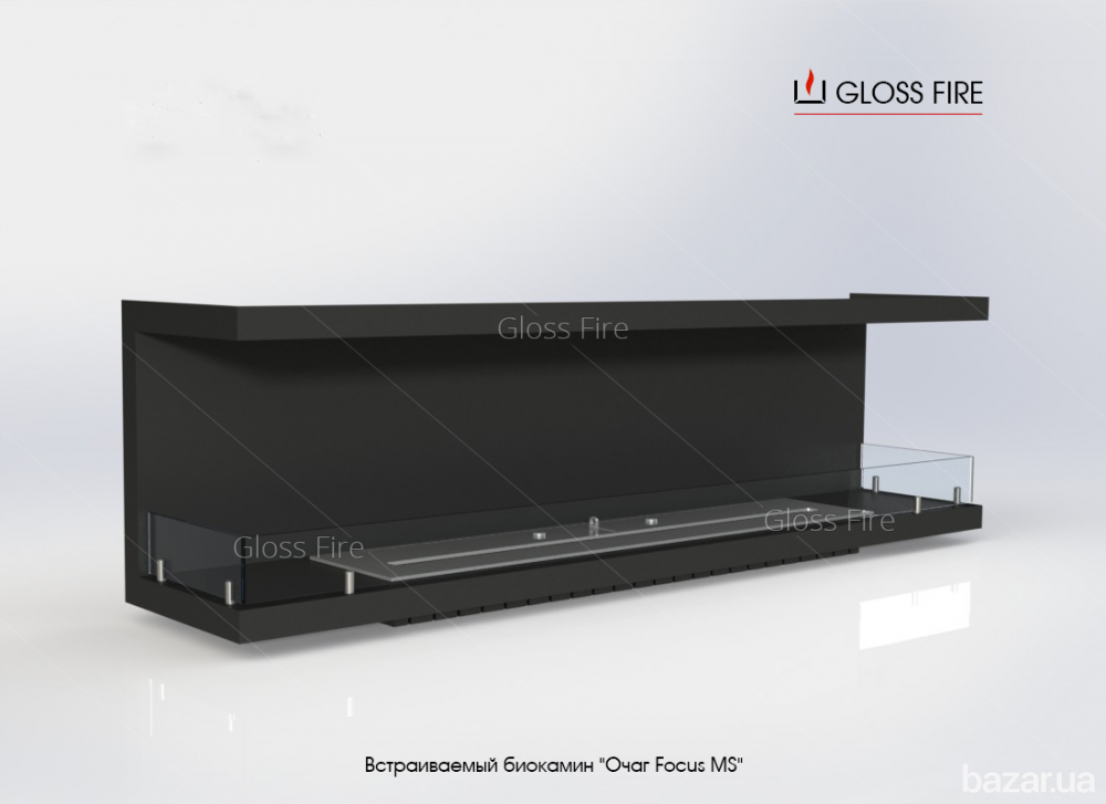 Вбудований біокамін «Очаг 1000 MS-арт.004» Gloss Fire Харьков - изображение 4