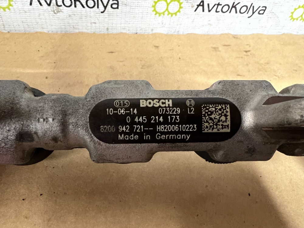 Топливная рейка (рампа форсунок) Opel Vivaro 2.0 dci 2007-2010 (0445214173) Euro 4 Ковель - зображення 3