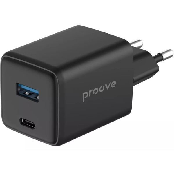 Мережевий зарядний пристрій Proove Pocket GaN Plus 45W (Type-C + USB) Black (WCPG45110001) (Код това Харків - зображення 4