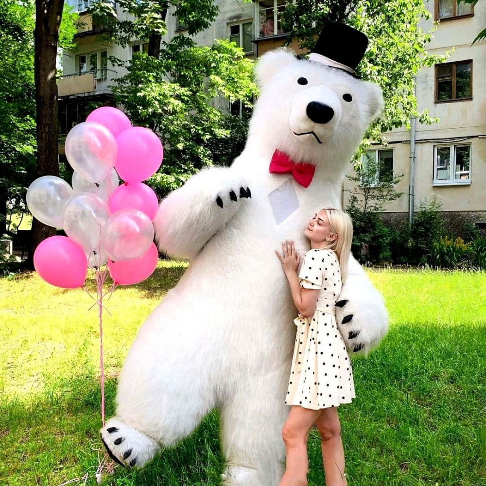 Белый медведь Николаев.Заказать медведя в Николаеве на праздник. Николаев - изображение 6