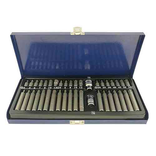 Набор бит 10мм HEX, TORX, SPLINE 40ед. СТАНДАРТ SDBS0040 Харків