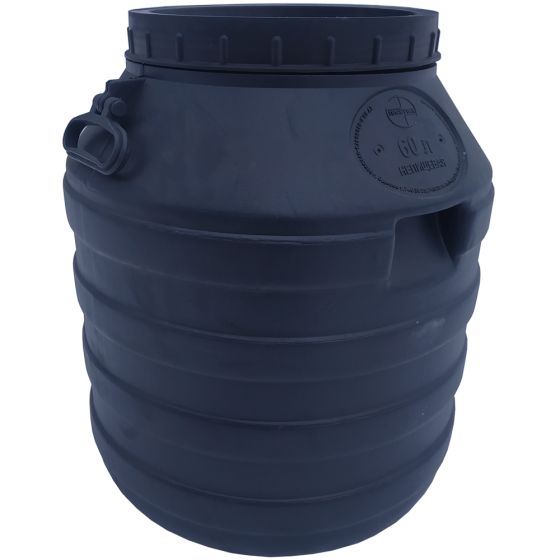 Бидон 60 л непищевой Г ПБ черный Киев