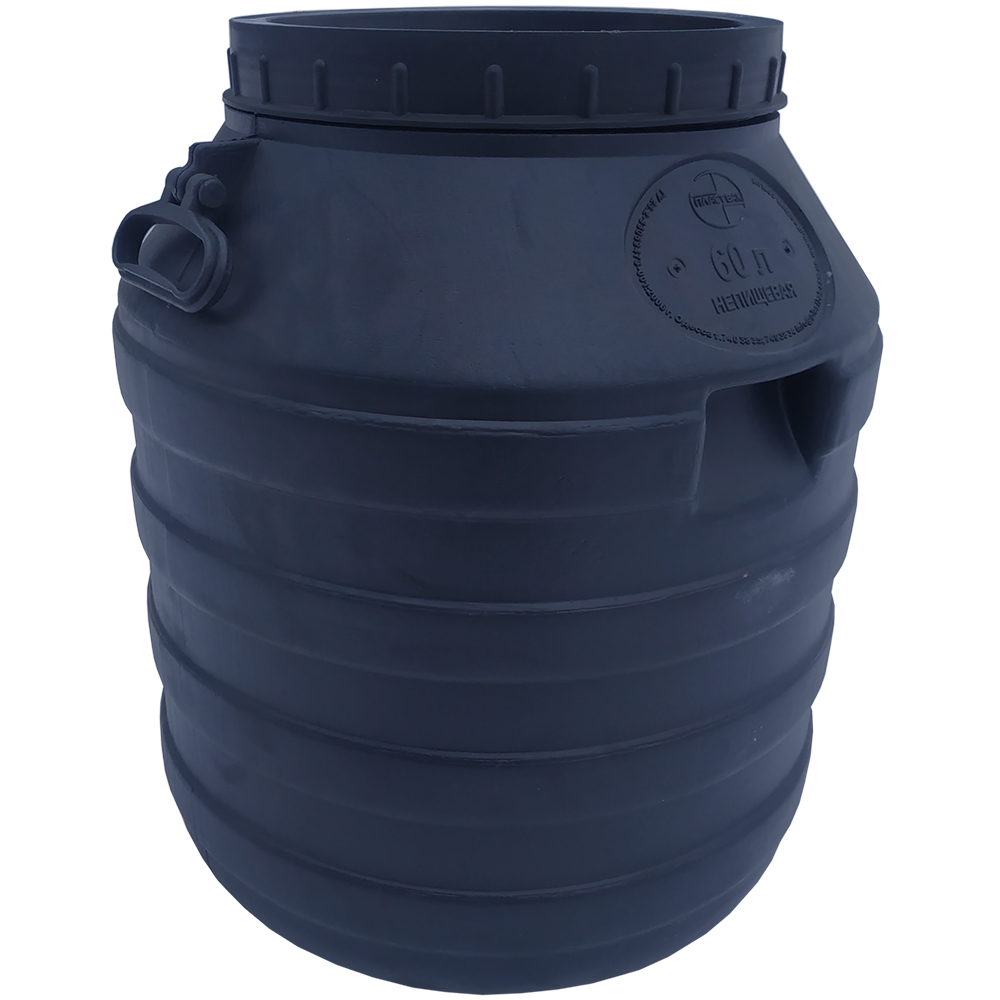 Бидон 60 л непищевой Г ПБ черный Київ - зображення 1