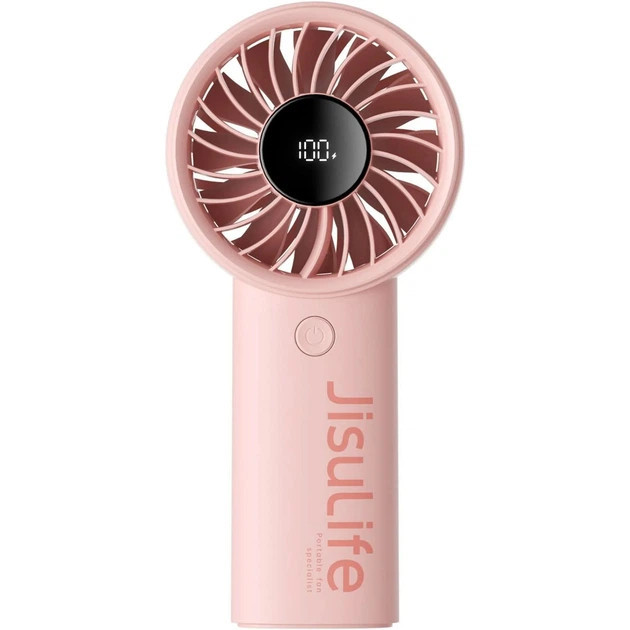 Вентилятор аккумуляторный Jisulife Fan Life4 Pink розовый Киев - изображение 1