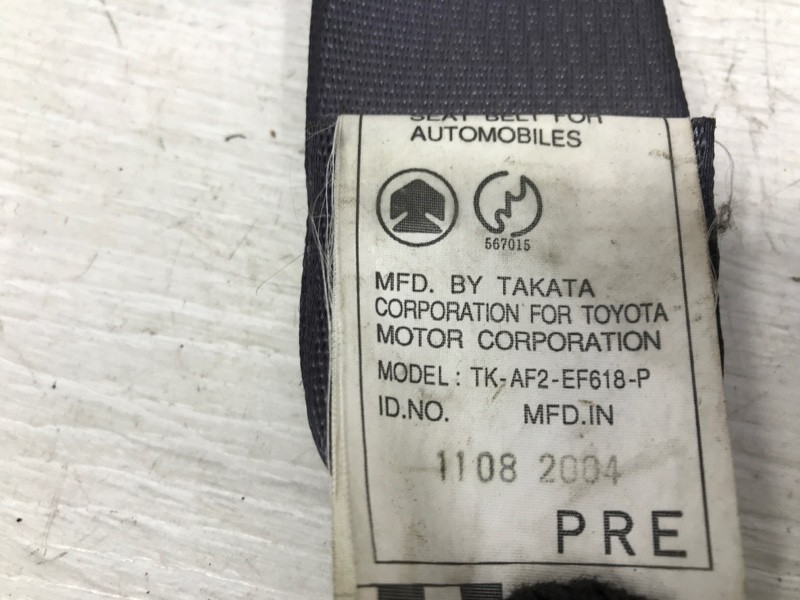 Ремень безопасности передний правый Toyota Prado J120 3.0 DIESEL 1KDFTV 2002 (б/у) Киев - изображение 4