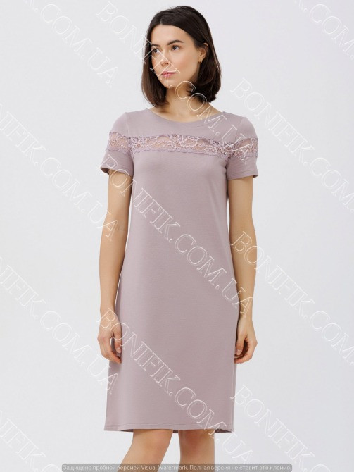 Женская ночная сорочка с коротким рукавом "Amalia" (16158) (арт. 1370) Кривий Ріг - зображення 1