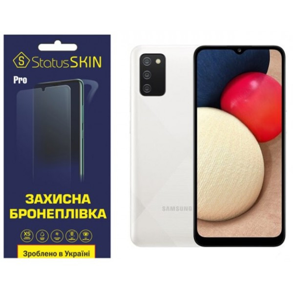 Поліуретанова плівка StatusSKIN Pro для Samsung A02s A025 Глянцева (Код товару:33617) Харків - зображення 3