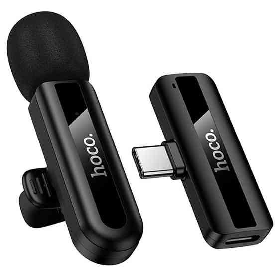 Петличный беспроводной микрофон Hoco L20 Fair Type-C Херсон