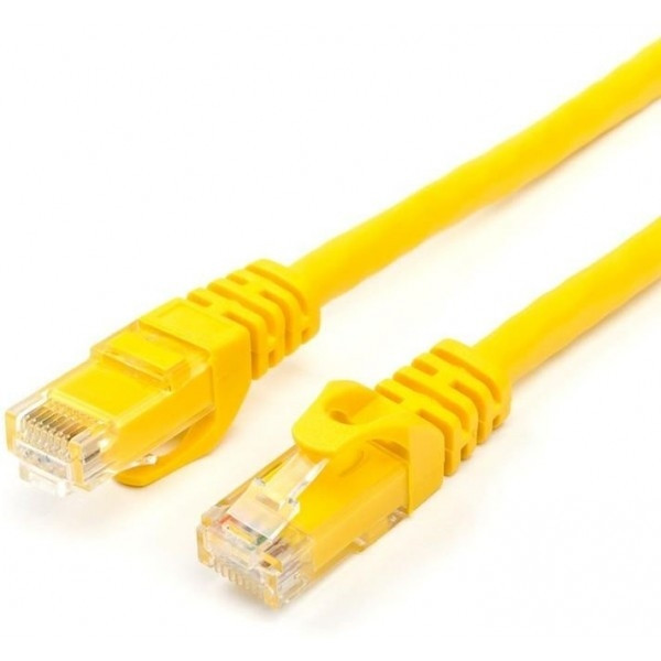 Патч-корд Atcom UTP RJ45 Cat.6 мідь 2 м Жовтий (10202) (Код товару:27796) Харків - зображення 5