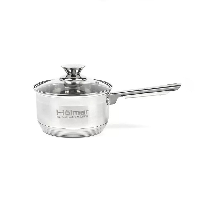 Сотейник з кришкою Holmer SP-12520-SS 2.0 л Київ - зображення 1