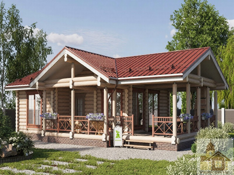 Проект будинку-лазні зі зрубу — твій комфорт під ключ Одесса - изображение 5