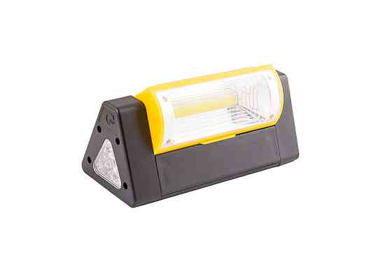 Фонарь магнитный с регулировкой наклона бокового света MASTERTOOL 125х52х52 мм 6xLED+COB LED 4xAAA 9 Харків