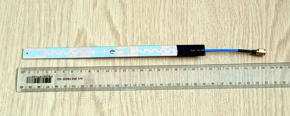 Антенна 2350-2550/5600-5890MHz 10dBi, до 30W, всенаправленная, на текстолите, SMA-male Дніпро - зображення 7