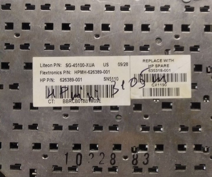 Клавиатура HP Mini 3105m Київ - зображення 3