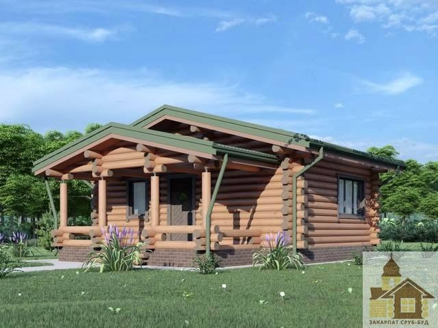 Купити зруб з брусу під ключ з індивідуальним проектом від Закарпат Зруб-Буд Одеса - зображення 6