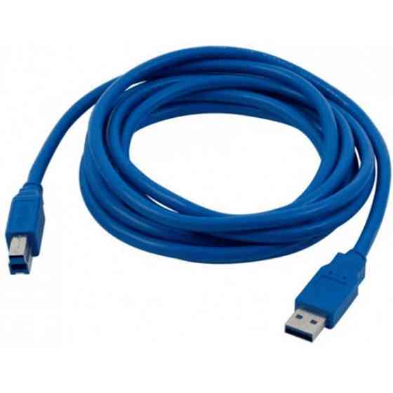 Кабель для принтера Atcom USB 3.0 to Type-B (M/M) 1.8m Blue (12824) Харків