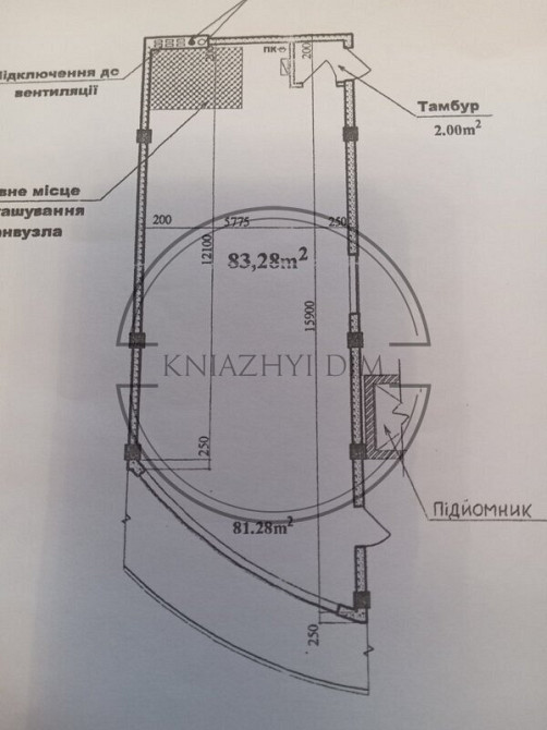 Продається офіс по вул. Ахматової 14 А КОД 23817 Киев - изображение 2