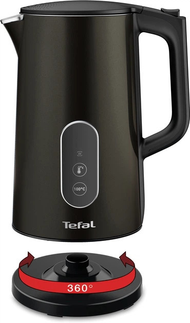 Электрочайник TEFAL Digital KI831E10 1.7 л черный Київ - зображення 4