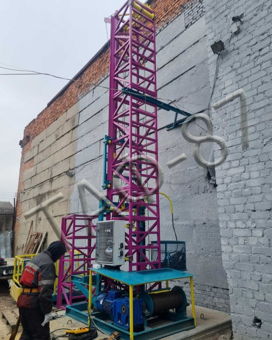 Будівельний фасадний підйомник ТАФ-ЛІФТ, власне виробництво, гарантія якості Харків - зображення 5