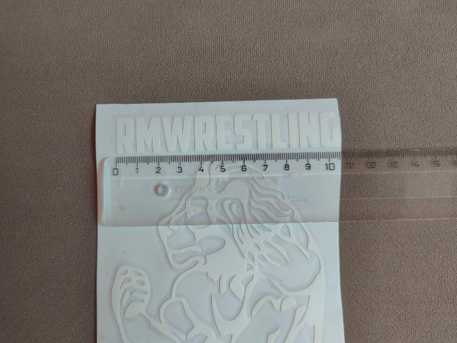 Наклейка Лев rmwrestling Белая на авто Киев - изображение 7