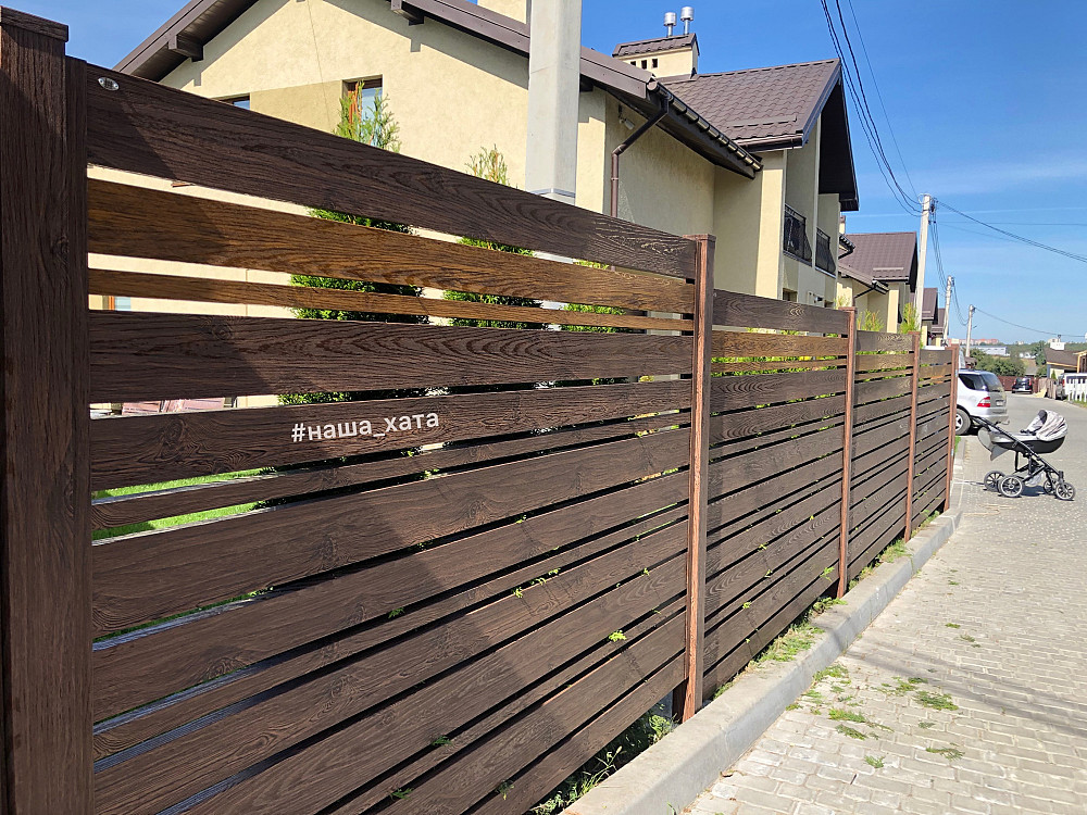 Паркан Ранчо Львів. Металеві ламелі на паркан Львів Львів - зображення 5