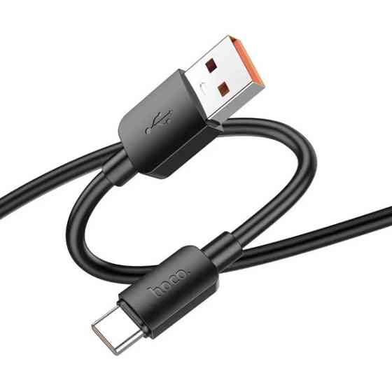 Кабель Hoco X96 Hyper 100W USB to Type-C 0.25m (L-0.25M) Black (Код товару:40156) Харків