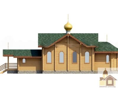 Дерев'яна церква на замовлення з Карпат – якісне будівництво зрубів під ключ від Закарпат Зруб-Буд Одеса - зображення 6