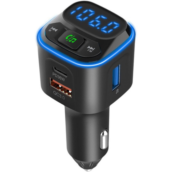 FM-трансмітер Gelius Tune GP-FMT051 36W QC+DP Black (Код товару:41530) Харьков - изображение 3