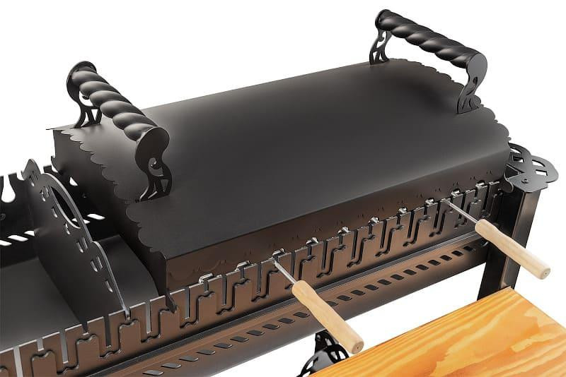 Мангал гриль BBQ Smoke House Garden комплектация "Maximum" Харків - зображення 8