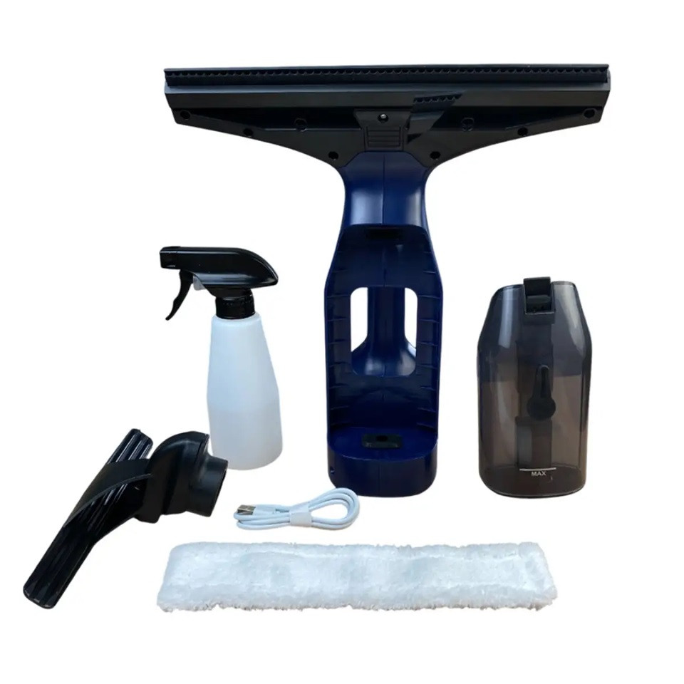 Пылесос для окон аккумуляторный Grunhelm GVC-WV03 20 Вт синий Киев - изображение 5