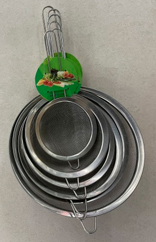 Сито з ручкою Stenson SS R-88944-12 12 см сріблясте Київ - зображення 1