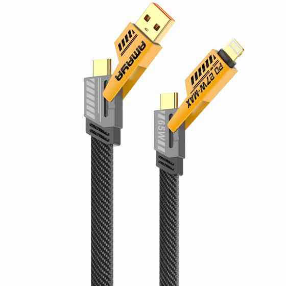 Дата кабель Amaya ACD-X31 4in1 Type-C/USB to Lightning/Type-C 65W (1.2m) Херсон