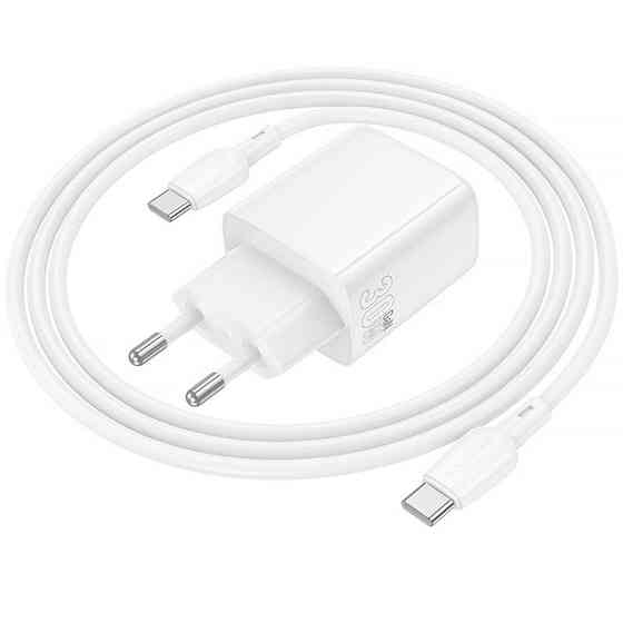 СЗУ Borofone BN29 Fuente PD30W+QC3.0 (1USB-A/1C) + кабель Type-C to Type-C Херсон